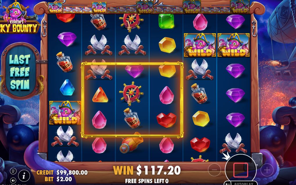 Free Spins-läget där Random Expanding Wild är aktiv