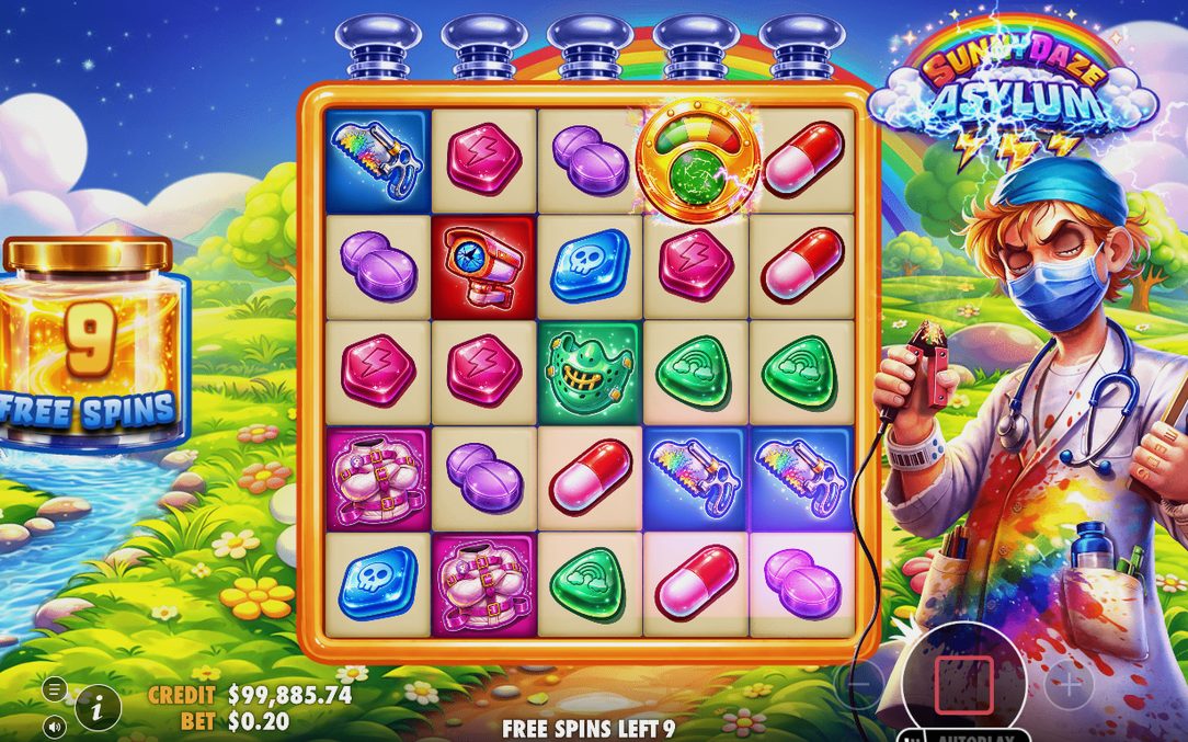 Multiplier Scatter under Free Spins med särskilda rullar