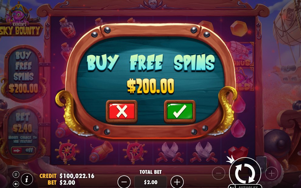 BONUS-symboler på rutnätet som startar Free Spins