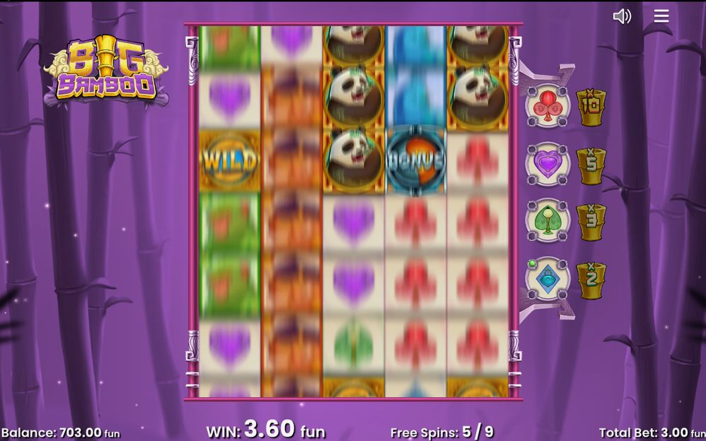 Free spins med lågsymbolmätaren till höger