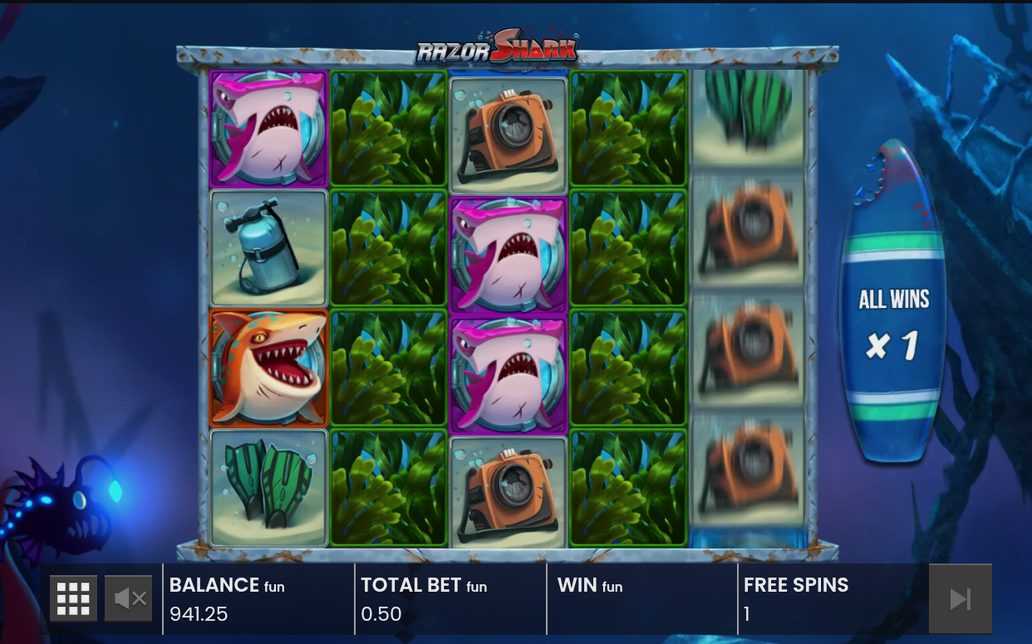 Shark Bonus: stängda Mystery Stacks på hjul 2 och 4